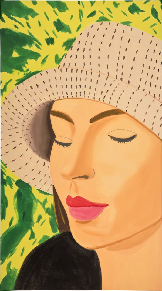 Straw Hat 3 (S. 770) by Alex Katz