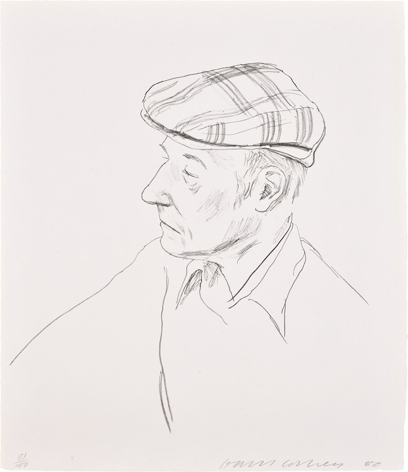 William Burroughs (G. 920, M.C.A.T. 241) by David Hockney