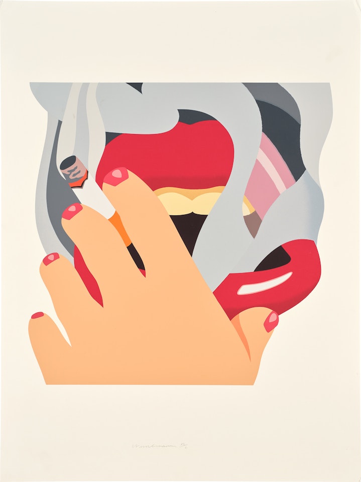 Smoker, from An American Portrait 1776-1976, Volume 3 (W.P.I. P761) by Tom Wesselmann