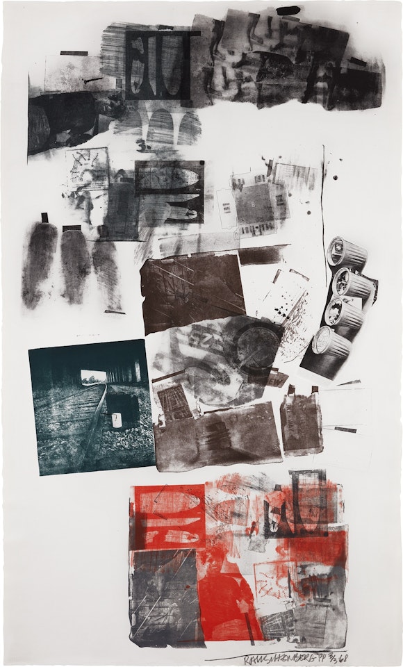 Water Stop (S. 32, F. 50) by Robert Rauschenberg