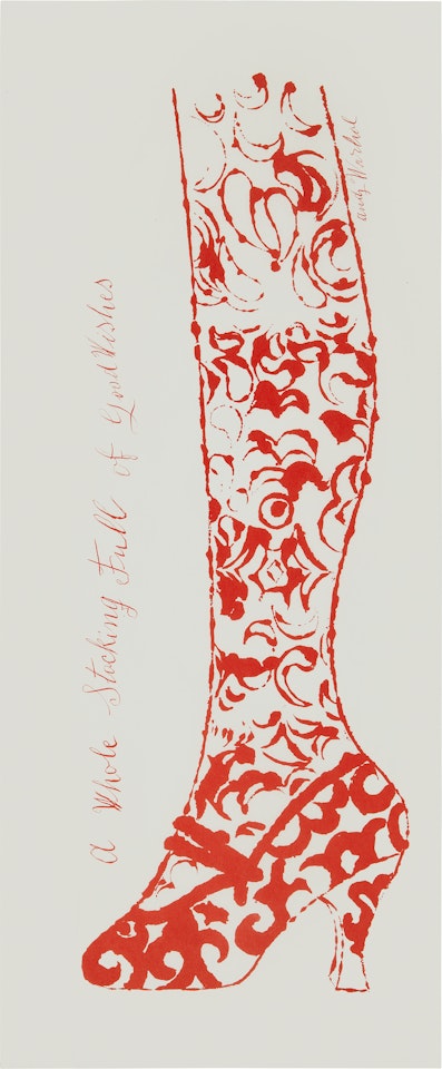 A Whole Stocking Full of Good Wishes by Andy Warhol