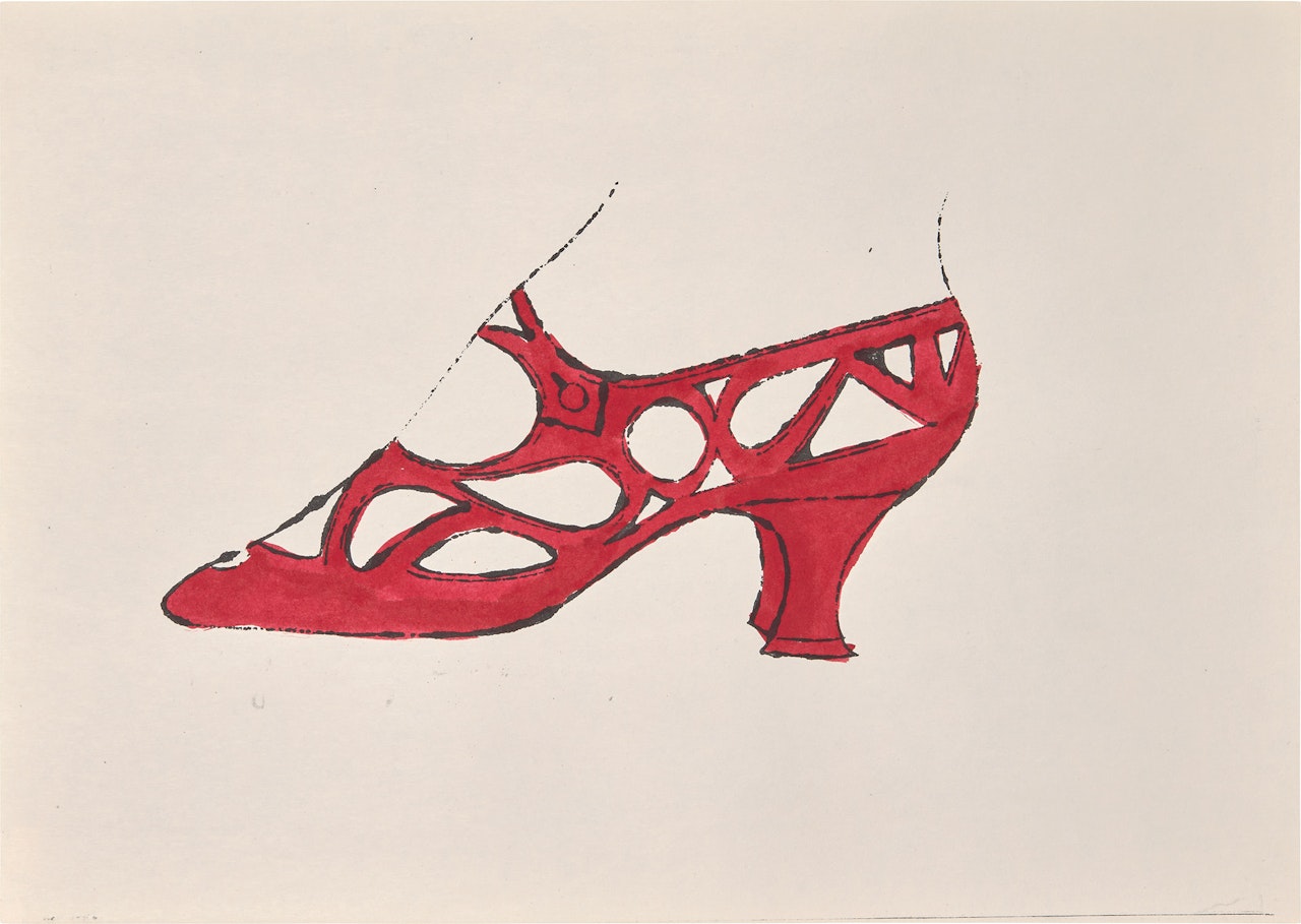 December Shoe by Andy Warhol