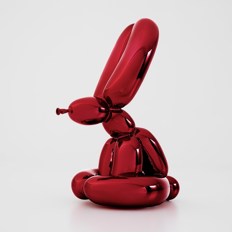 Balloon Rabbit (Red) by Jeff Koons
