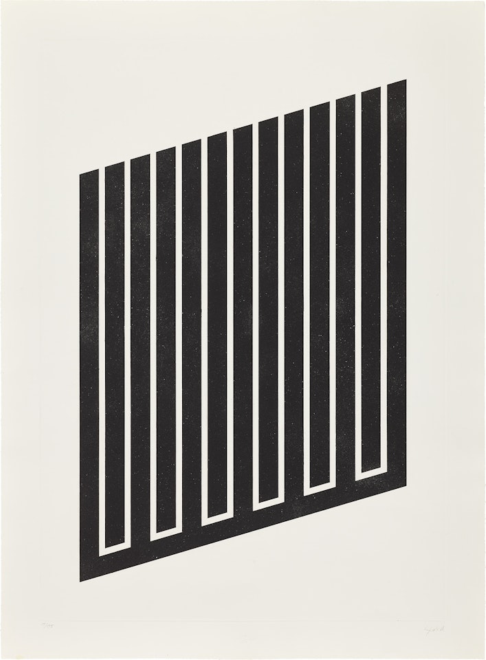 Untitled: one plate (S. 100) by Donald Judd