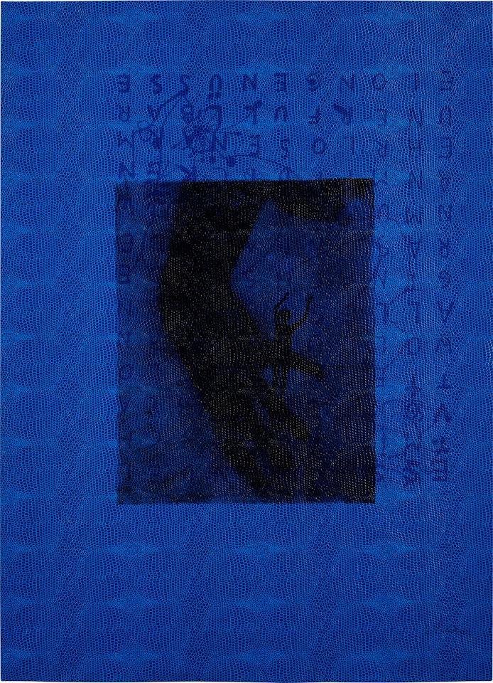 Figur mit Hand (Es schwindelt...) (Figure with Hand (Dizzy...)) (B. & O. 32) by Sigmar Polke