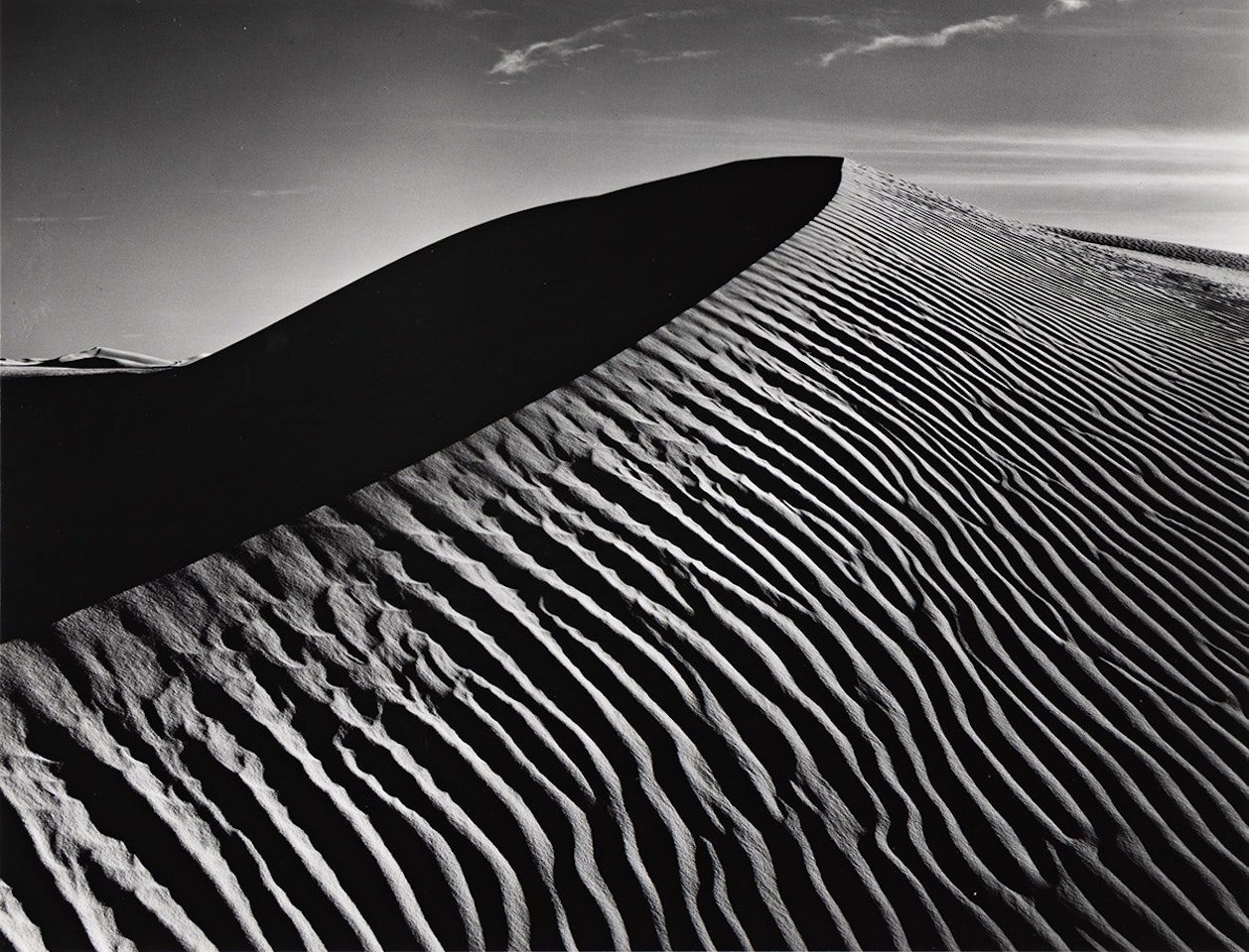 White Sands National Monument by Ansel Adams