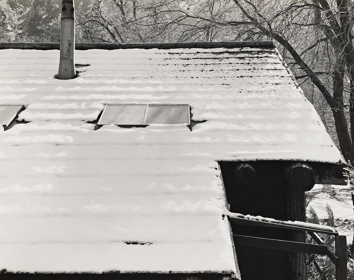 Snow on Roof, Yosemite National Park by Ansel Adams