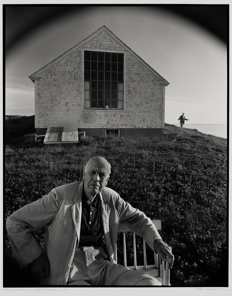 Edward Hopper and Jo, Truro, MA by Arnold Newman