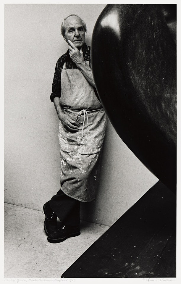 Henry Moore, Much Hadham, England by Arnold Newman