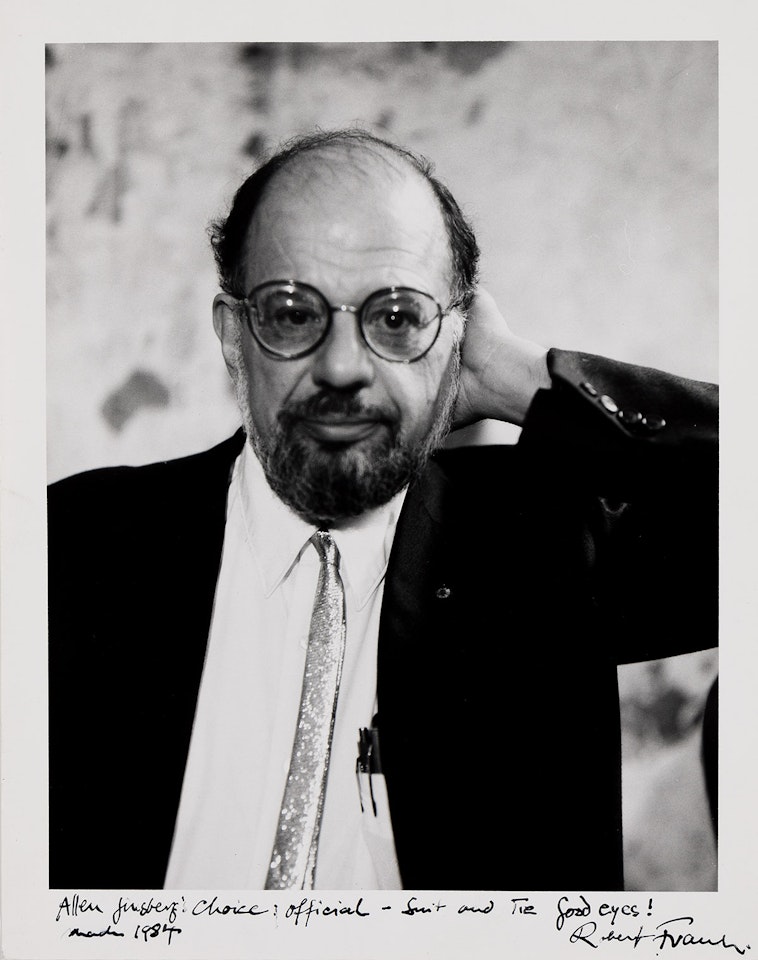 Portrait of Allen Ginsberg by Robert Frank