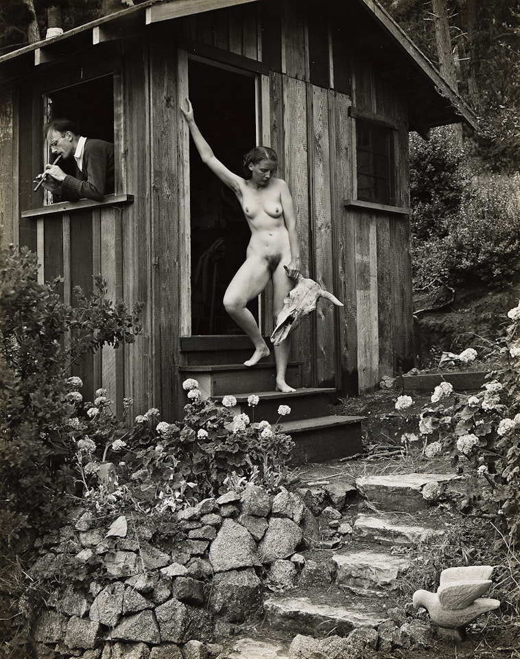 My Little Grey Home in the West [with skull] by Edward Weston