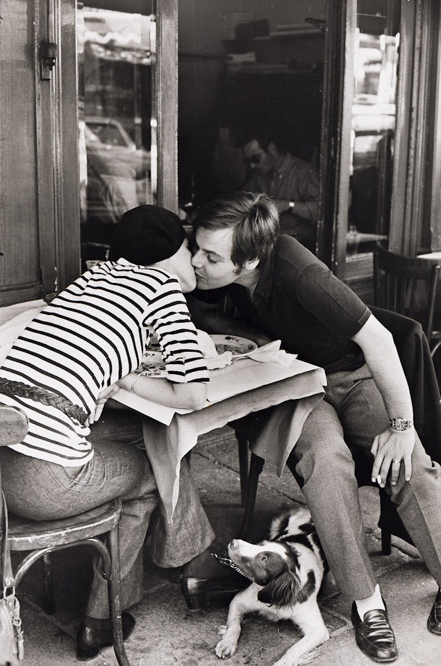 Couple Kissing, Boulevard Diderot, Paris by Henri Cartier-Bresson