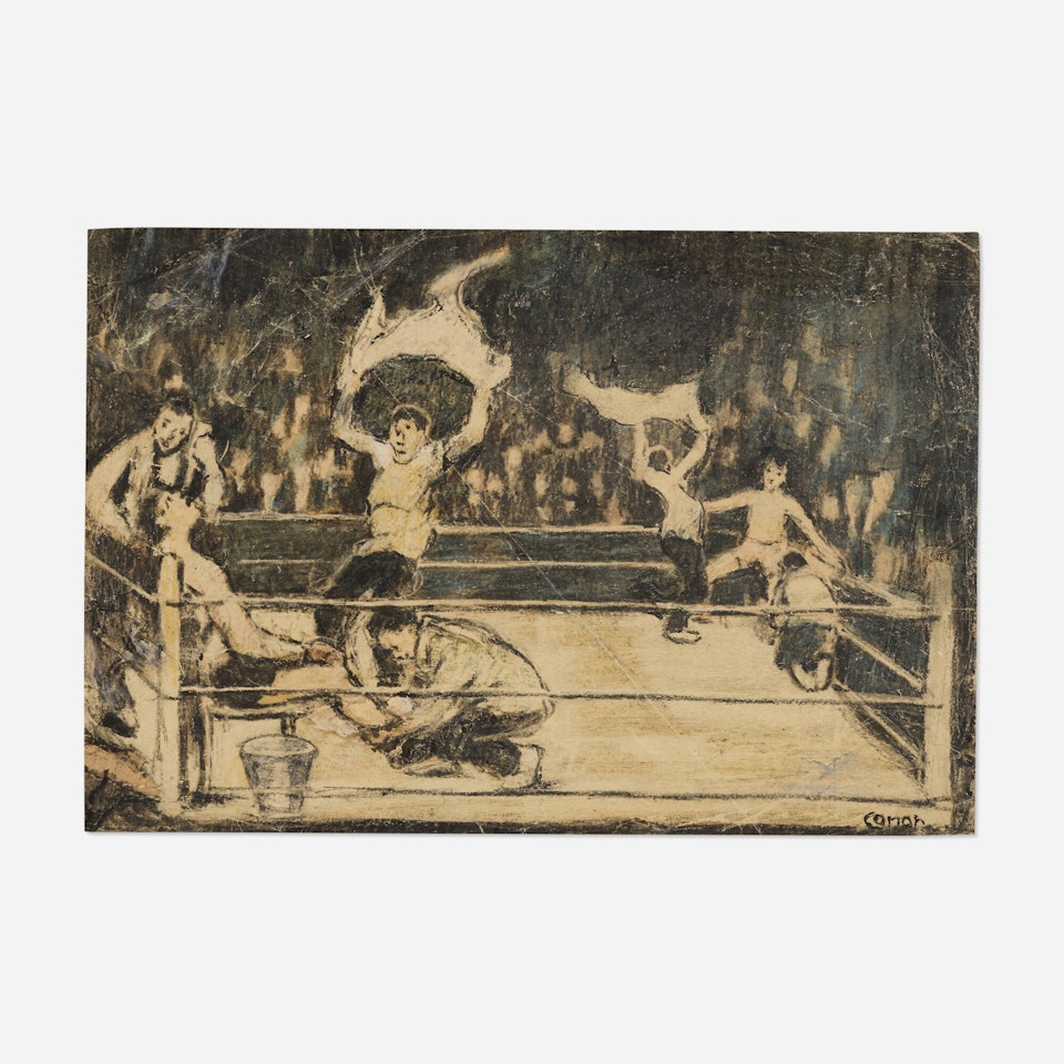 The Boxing Match by William Conor