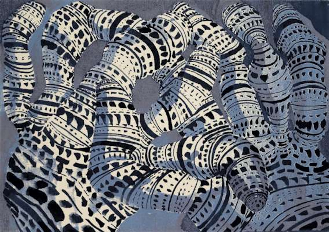 Form Code blue by Tony Cragg