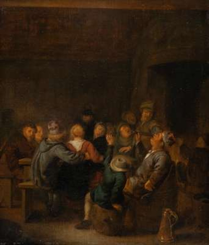 Le roi boit by Jan Miense Molenaer