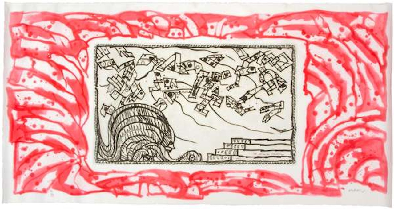La mémoire volatile (Volatile memory) by Pierre Alechinsky