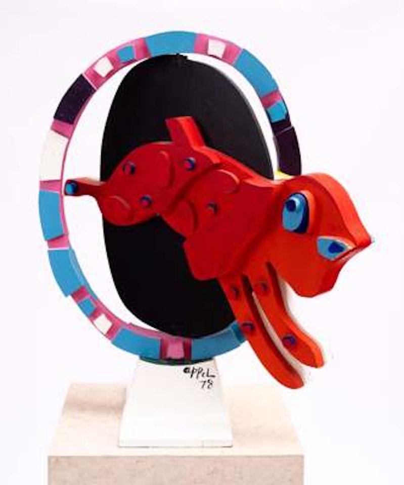 Jumping Dog from "Circus Series" by Karel Appel