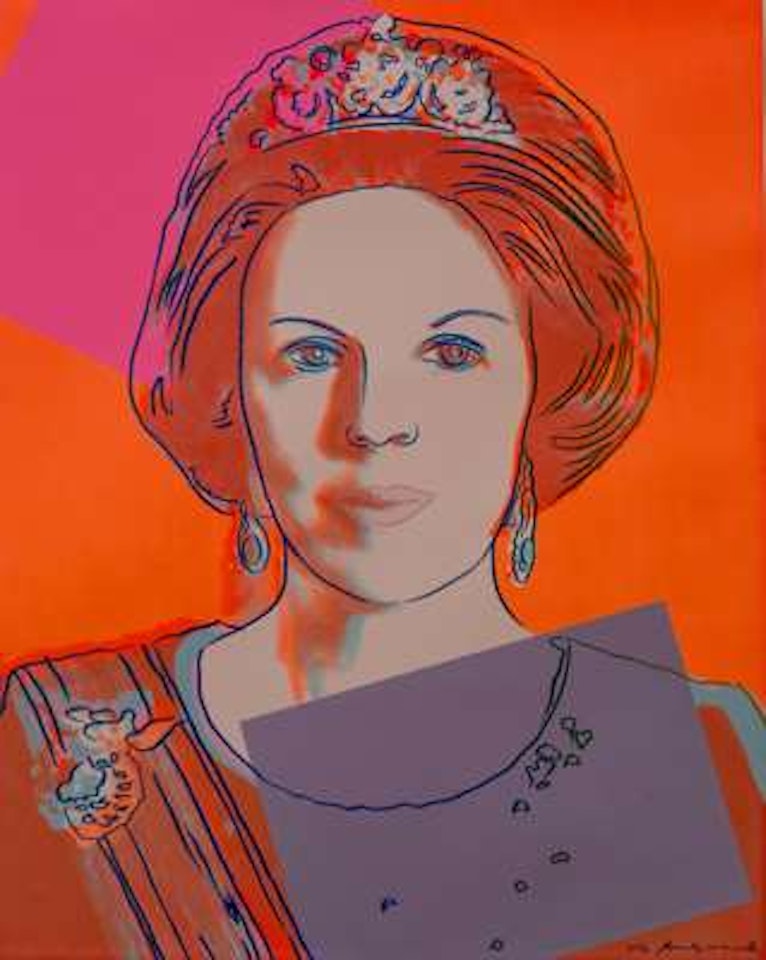 Queen Beatrix of the Netherlands, from the series ‘Reigning Queens" by Andy Warhol