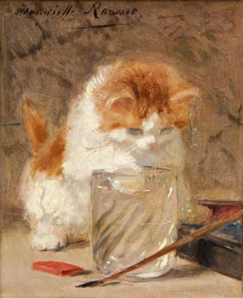 The little artist by Henriette Ronner-Knip