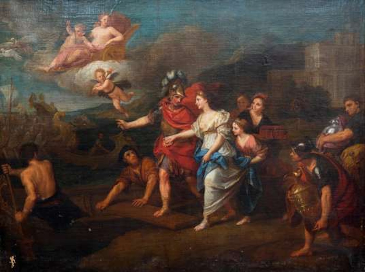 Dido and Aeneas by Flemish School