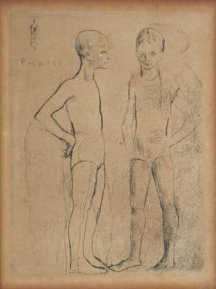 Les deux saltimbanques (The Two Jugglers) by Pablo Picasso