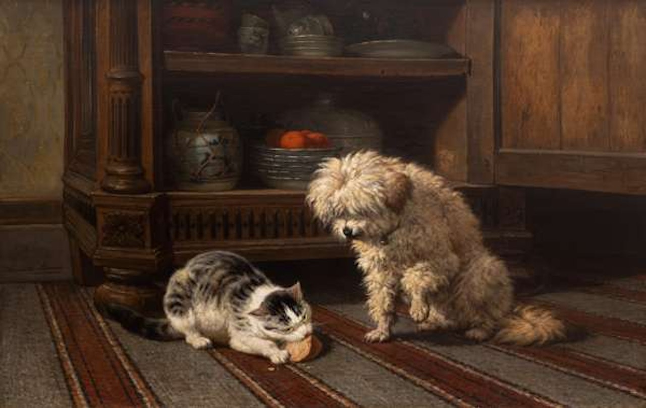 Good friends by Henriette Ronner-Knip