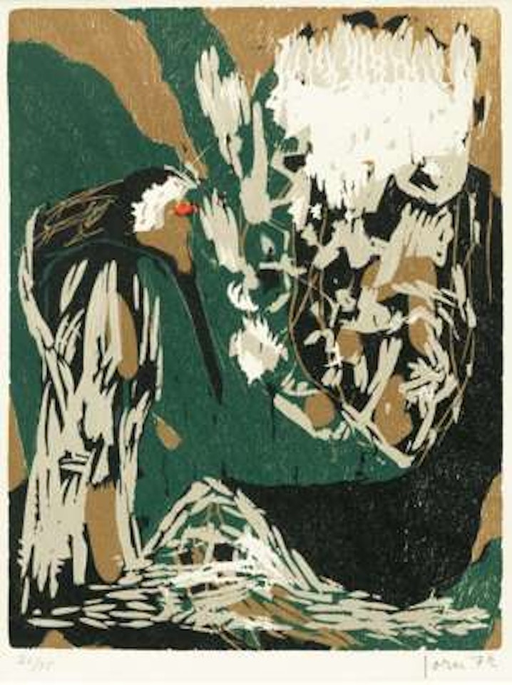 Le mère Ibis from the series "Études et surprises" by Asger Jorn