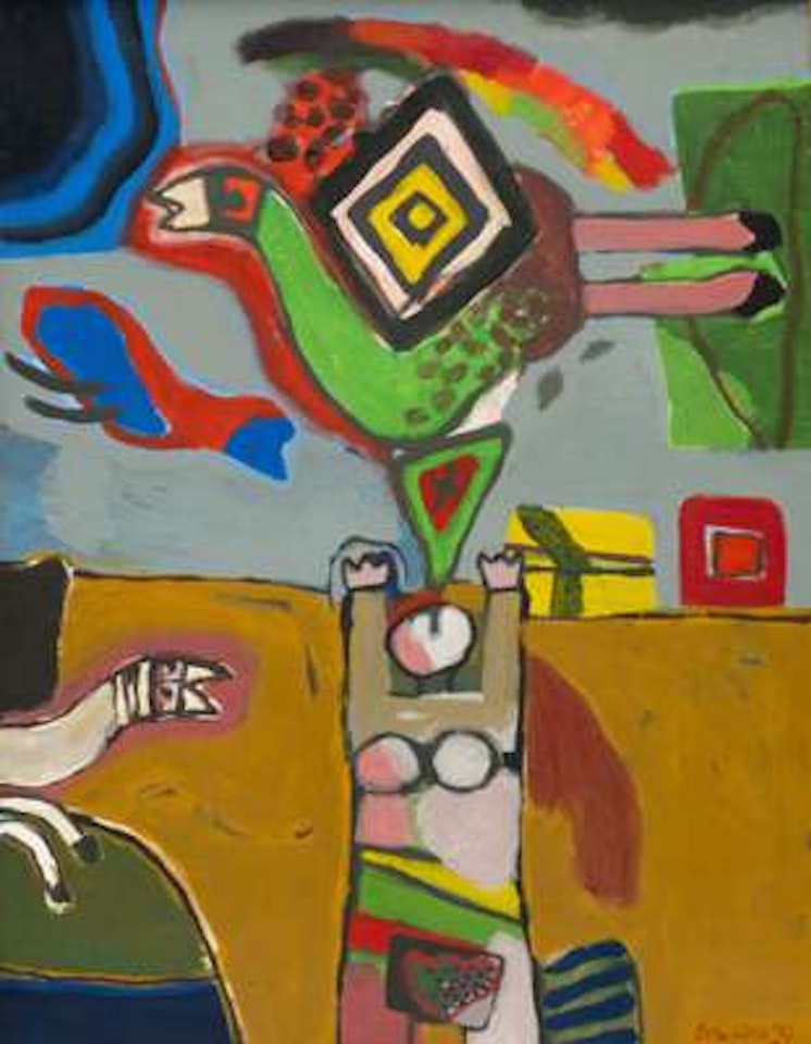 L"oiseau fétiche (The fetish bird) by Corneille