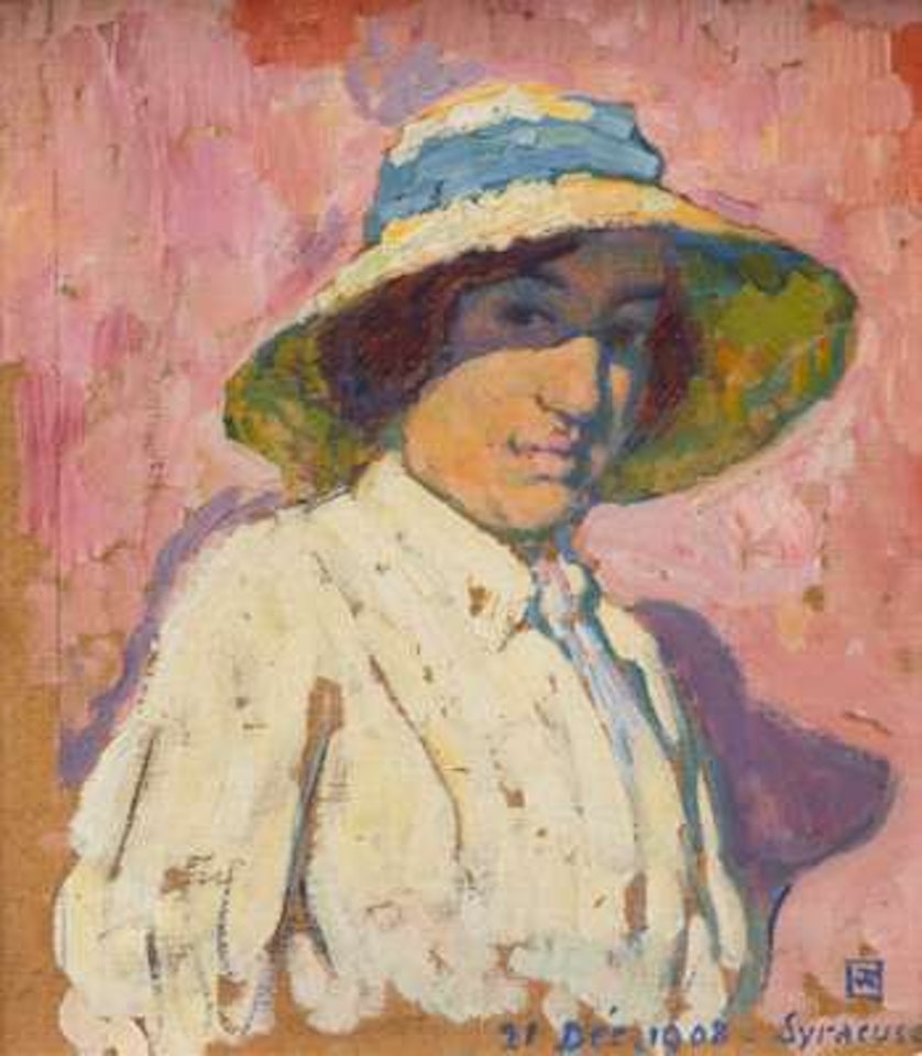 A portrait of the artist"s daughter Elisabeth by Theo van Rysselberghe