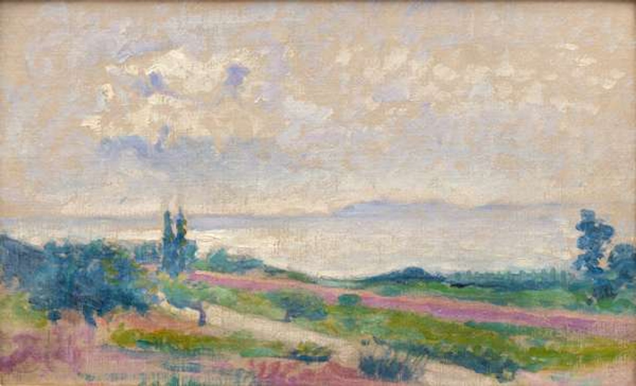 A landscape by the water by Henri Edmond Cross