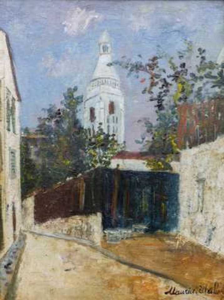 The Sacré-Coeur on Montmartre in Paris by Maurice Utrillo
