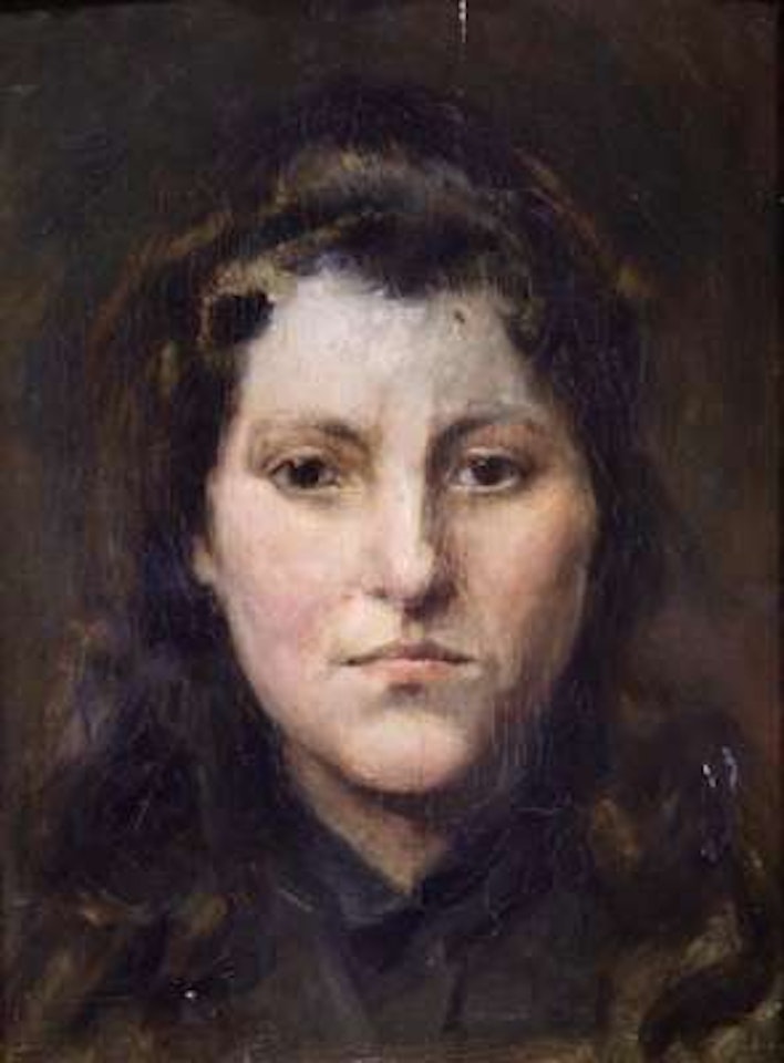 Portrait of a young woman by Dutch School