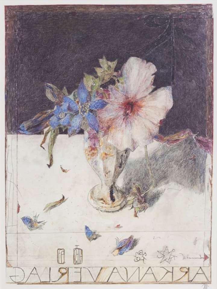 Flowers in a Chalice - Arkana-Verlag by Horst Janssen