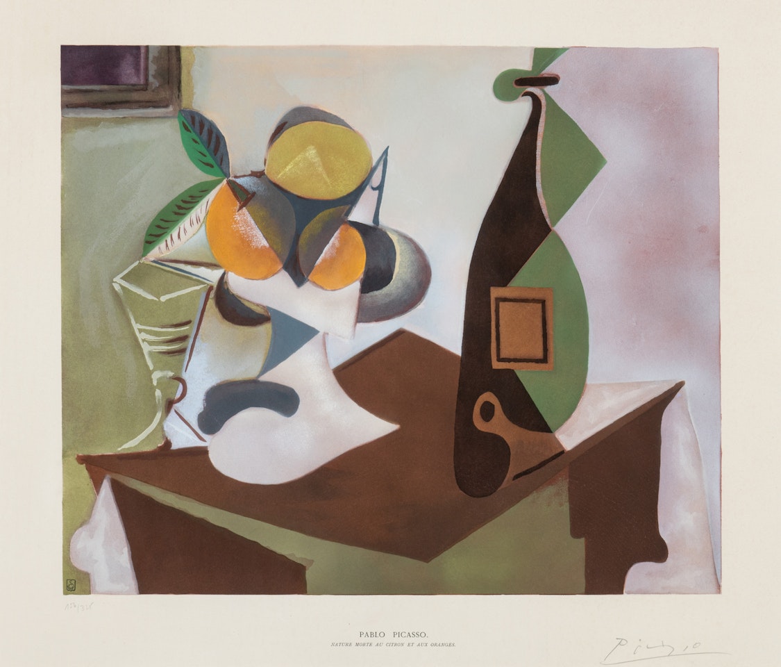 Still Life with Lemon and Oranges by Pablo Picasso