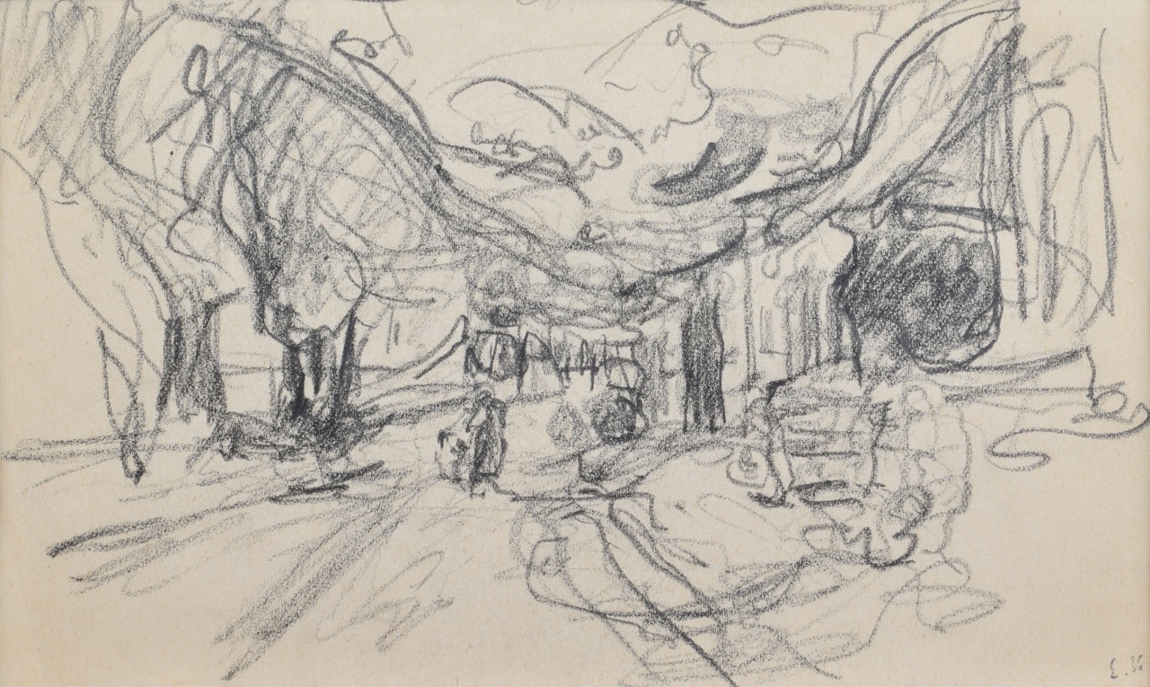 "Allee dans les Arbres" by Édouard Vuillard