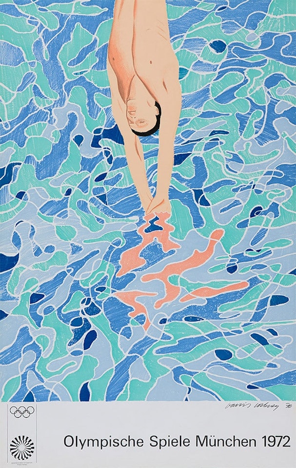 "Olympische Spiele Munchen 1972" (Baggott 34) by David Hockney