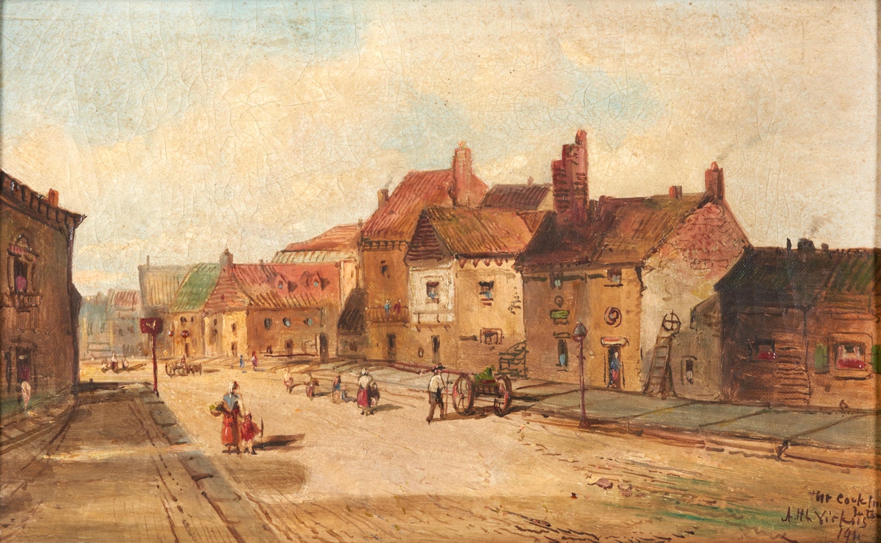 The Cock Inn by English School