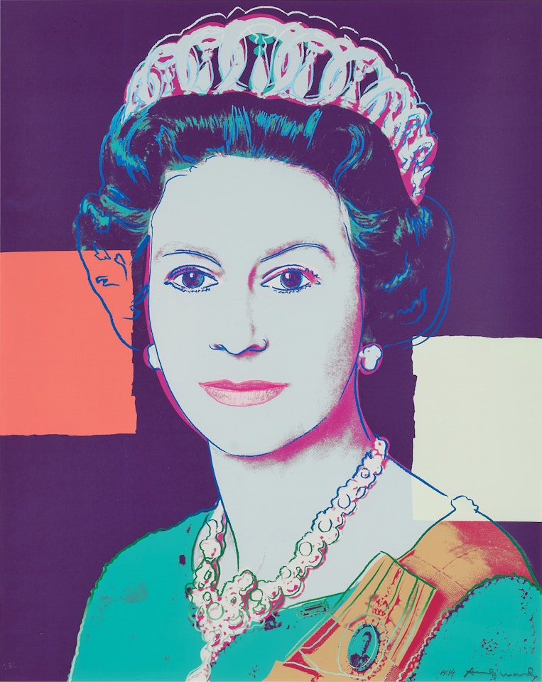 Queen Elizabeth II of the United Kingdom, from Reigning Queens (Feldman & Schellmann II.335) by Andy Warhol