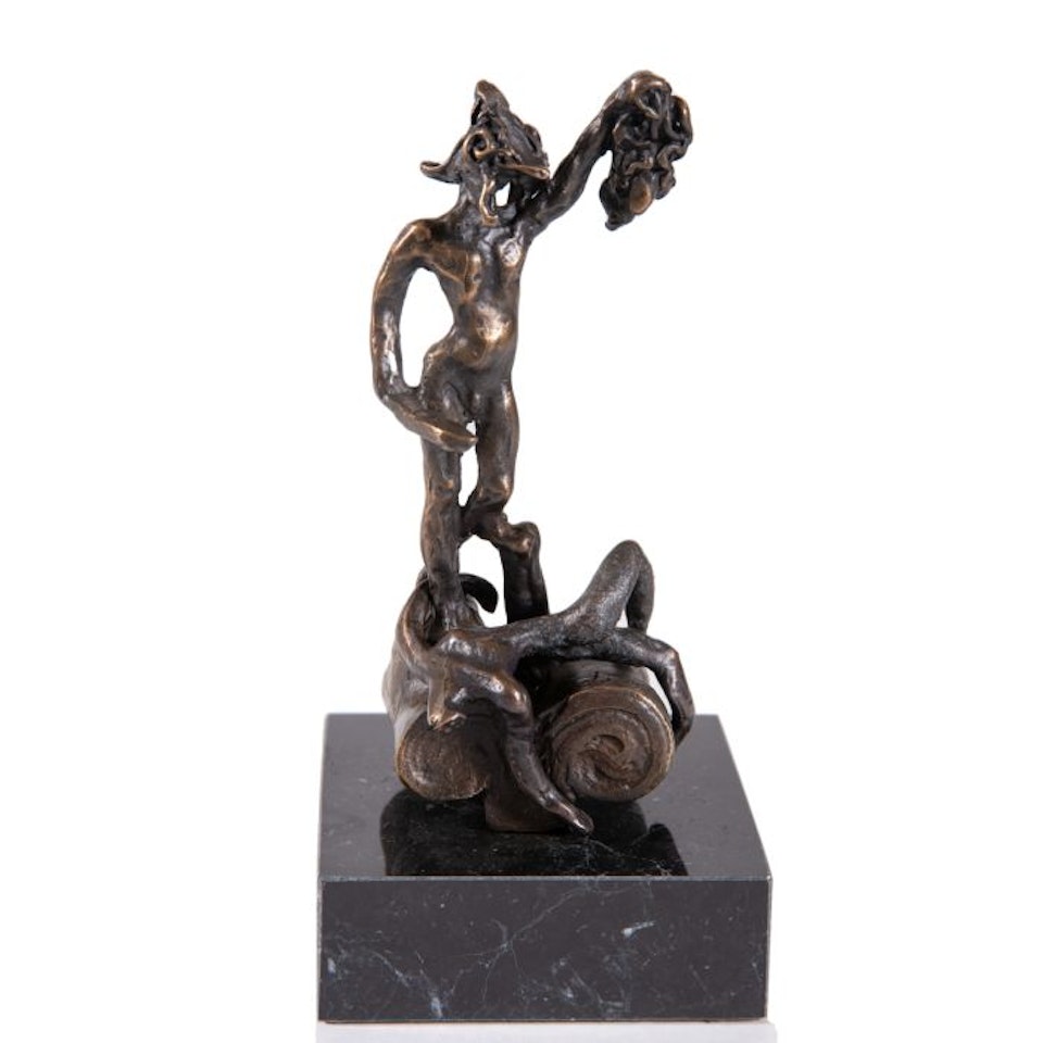 Perseus beheading Medusa. Homage to Benvenuto Cellini by Salvador Dali