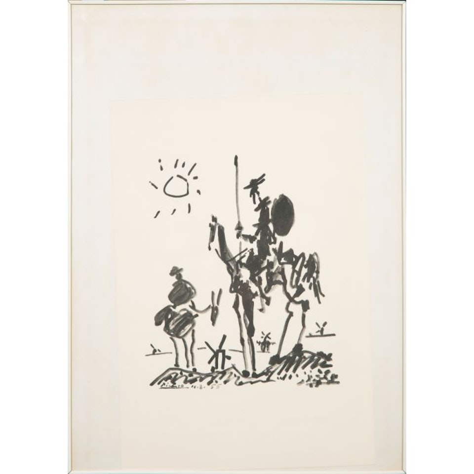 Quixote and Sancho by Pablo Picasso