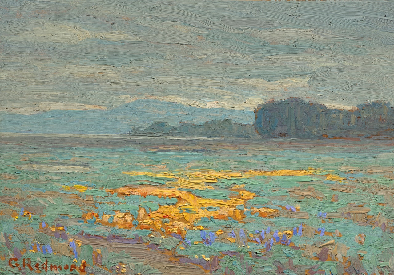 Poppy Field near Millbrae by Granville Redmond