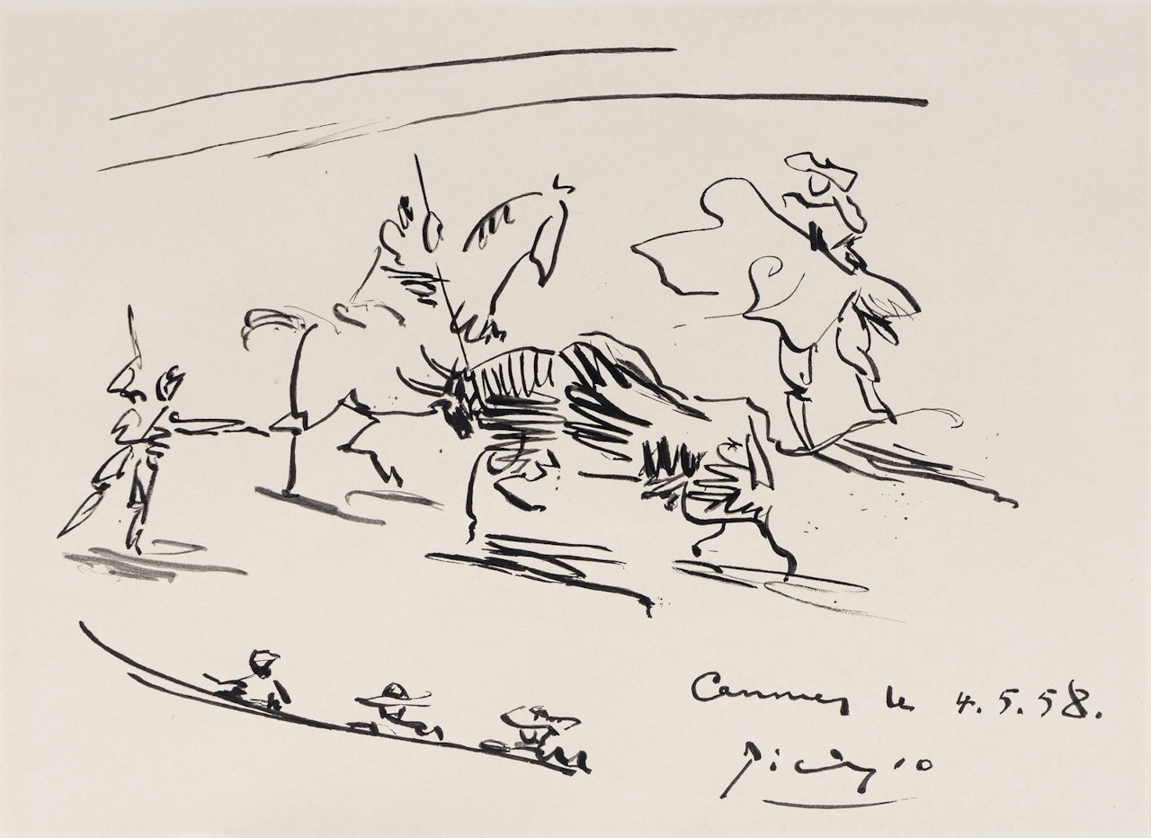 Scène de Tauromachie by Pablo Picasso