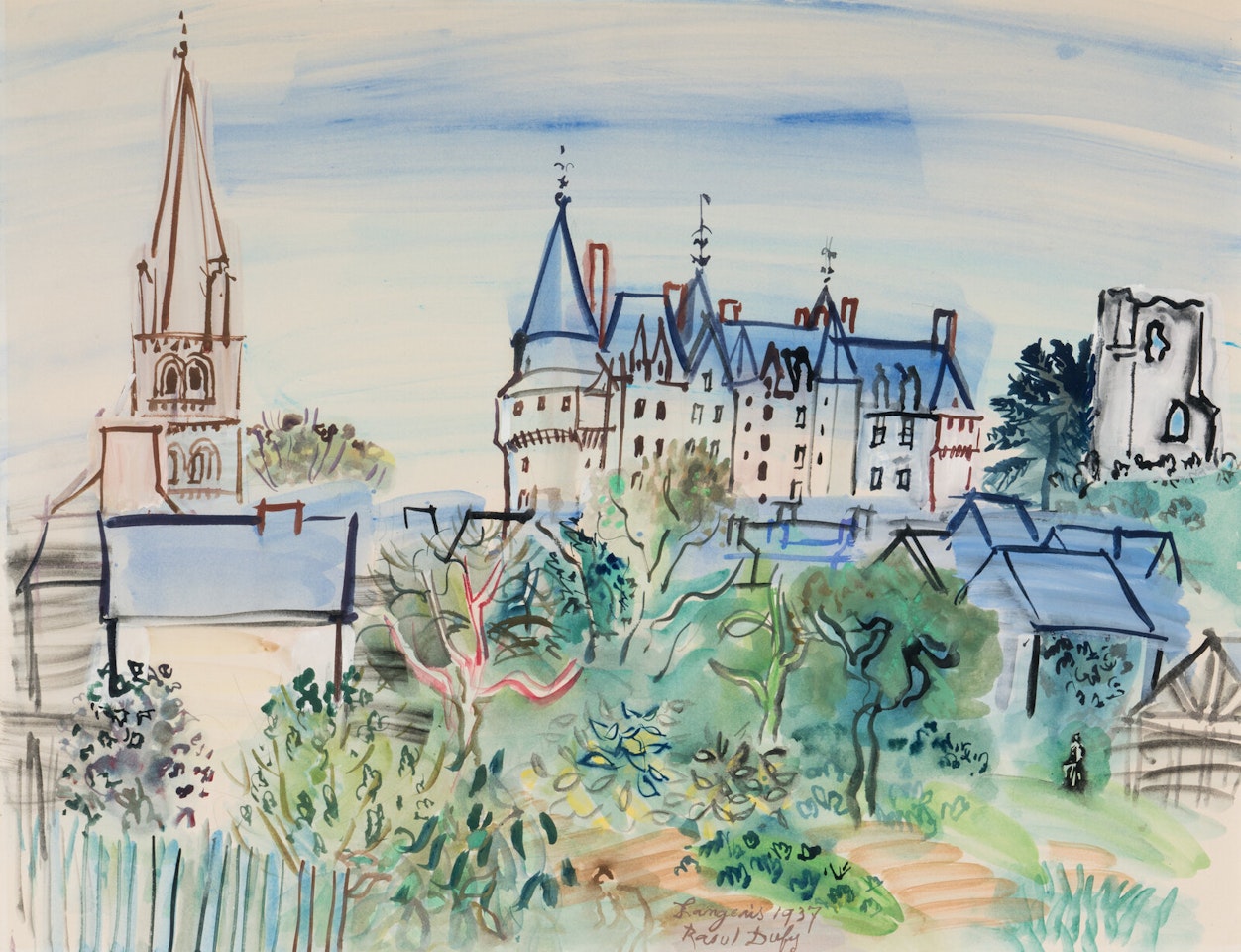 Le Château de Langeais by Raoul Dufy