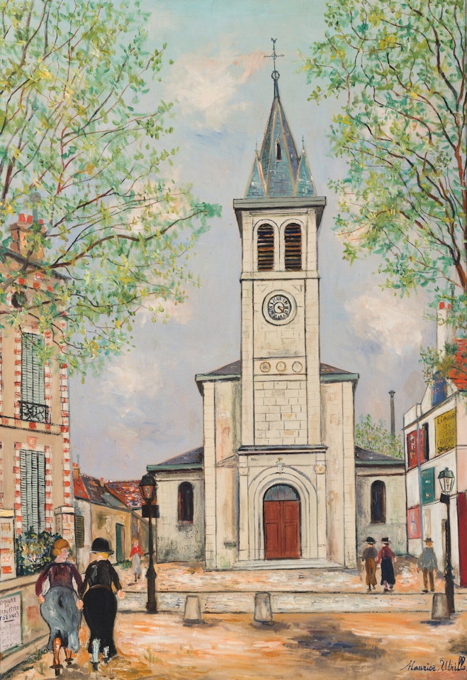 Église de Pierrefitte by Maurice Utrillo