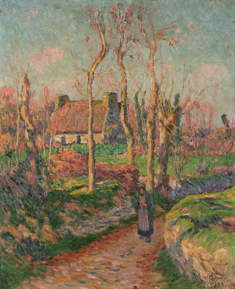 Chemin Creux en Bretagne by Henry Moret