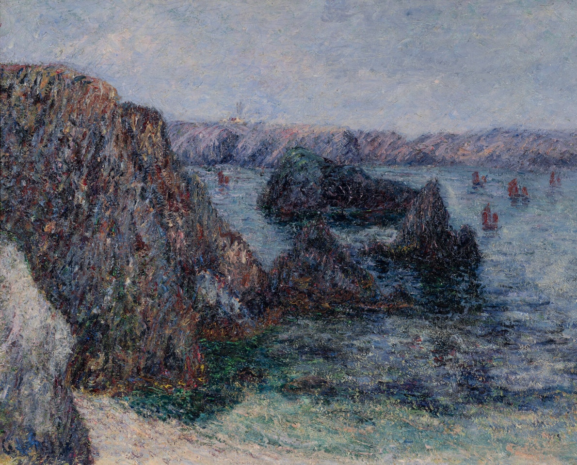 Belle-Île, La Baie de Goulphar by Gustave Loiseau