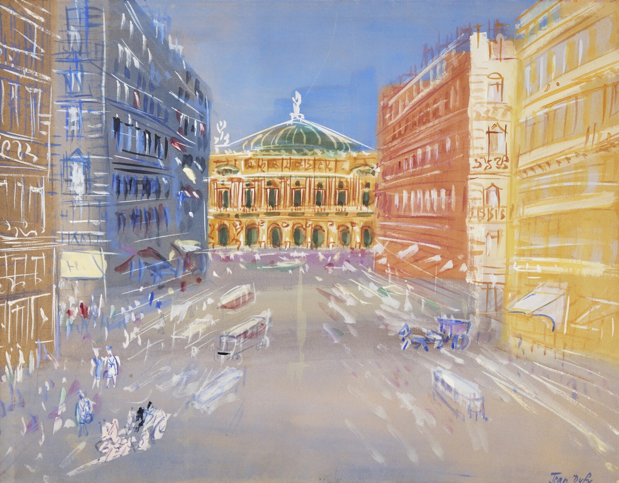 Avenue de l"Opéra, Paris by Jean Dufy