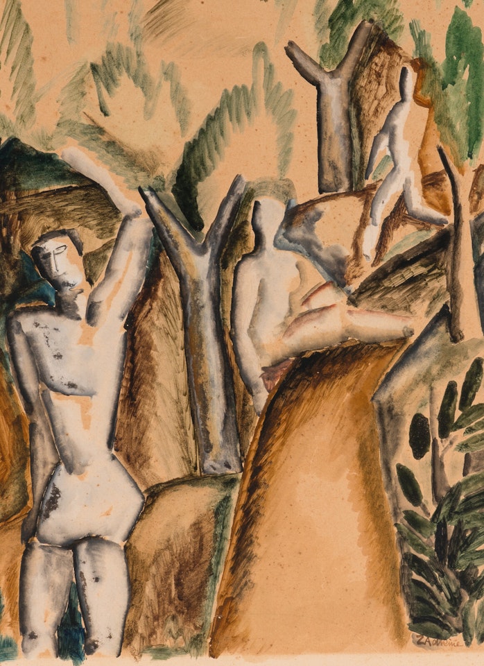 Trois Personnages by Ossip Zadkine