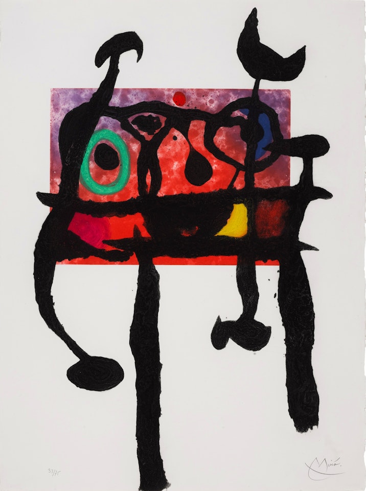 Le Samouraï (Dupin 438) by Joan Miró