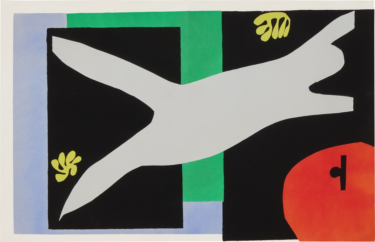 La Nageuse dans l"aquarium, from Jazz (see Duthuit Books 22) by Henri Matisse